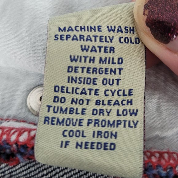 CAbi Lou Lou Dark Wash Straight Leg Jeans 10 #201 - Picture 6 of 8